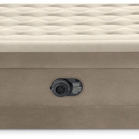 Matelas gonflable INTEX 64428ND Queen Ultra Plush Fiber-Tech 152 x 203 x 46 cm pompe électrique