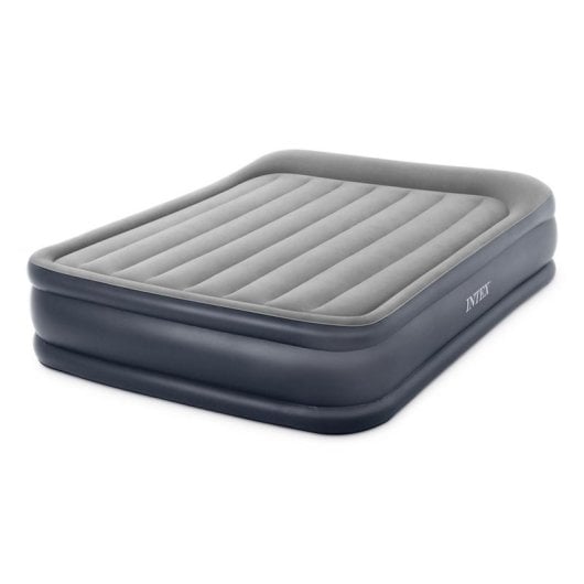 Colchone gonfiabile INTEX DuraBeam Plus Deluxe Pillow Rest doppio 152x203x42 cm pompa integrata