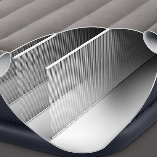 Colchone gonfiabile INTEX DuraBeam Plus Deluxe Pillow Rest doppio 152x203x42 cm pompa integrata