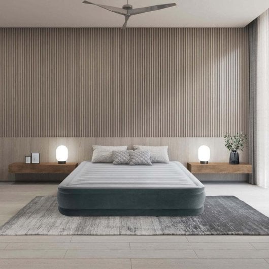 Materasso gonfiabile INTEX 67770ND doppio con pompa integrata 152x203x33 cm