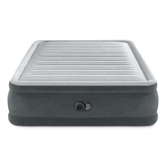 Materasso gonfiabile INTEX DuraBeam Comfort-Plush Elevated doppio con pompa elettrica 152x203x46 cm interno/esterno