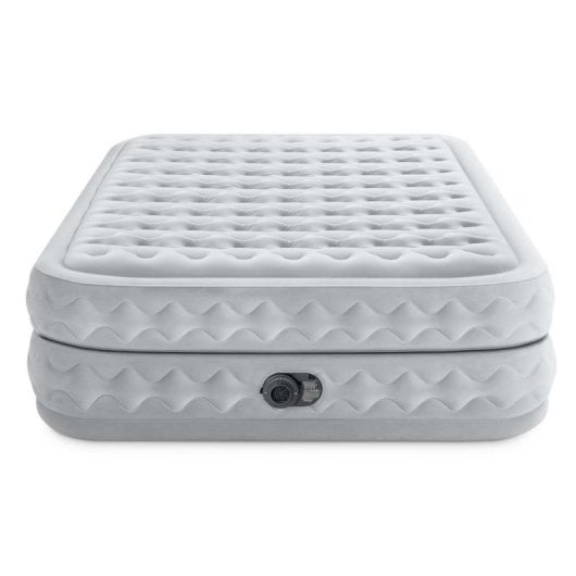 Matelas gonflable INTEX DuraBeam Supreme Air-Flow 152x203x51 cm double pompe intégrée