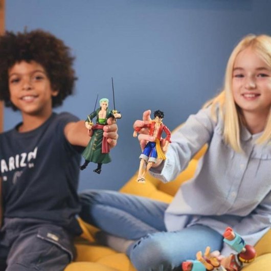 Figura de ação colecionável Bandai 36932 Zoro Anime Heroes 17cm articulada