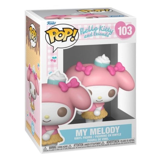 Figurine Funko POP! 83696 Sanrio My Melody avec glace multicolore vinyle