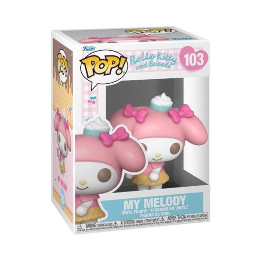 Figurine Funko POP! 83696 Sanrio My Melody avec glace multicolore vinyle