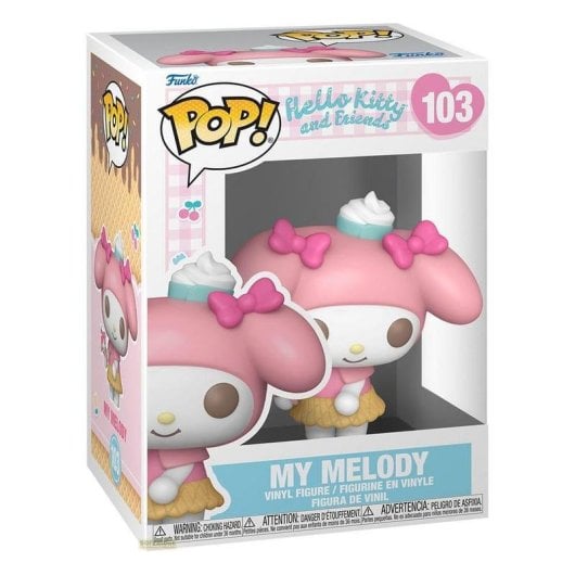 Figurine Funko POP! 83696 Sanrio My Melody avec glace multicolore vinyle