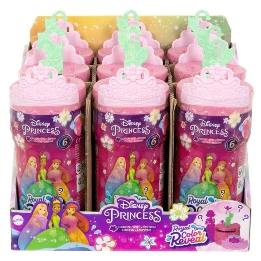 Poupée Mattel Disney Princess HRN63 Mini Royal Color Reveal Surprise Multicolore