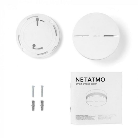 Détecteur de fumée et de gaz Netatmo NSA-FR Sans fil Alarme 85 dB Wi-Fi Bluetooth Appli