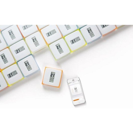 Thermostat Intelligent Netatmo NTH01-FR-EC Sans fil pour Chauffage