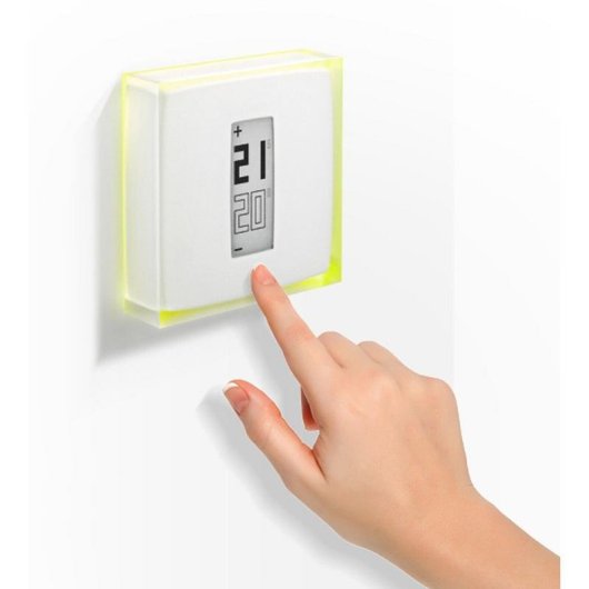Thermostat Intelligent Netatmo NTH01-FR-EC Sans fil pour Chauffage