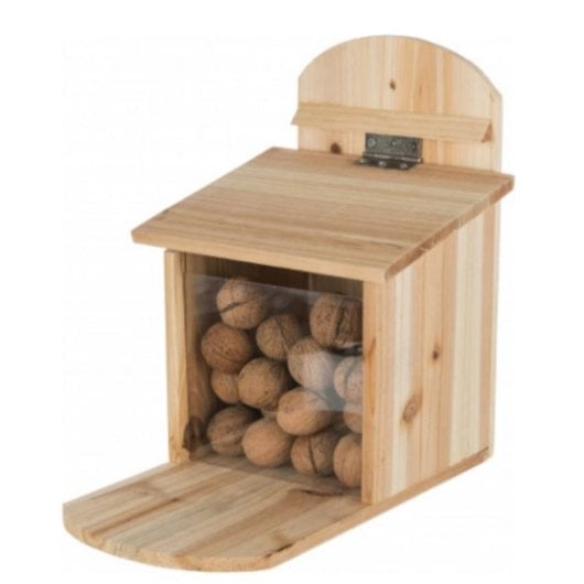 Comedero TRIXIE 59606 per scoiattoli legno outdoor 200x300x300 mm