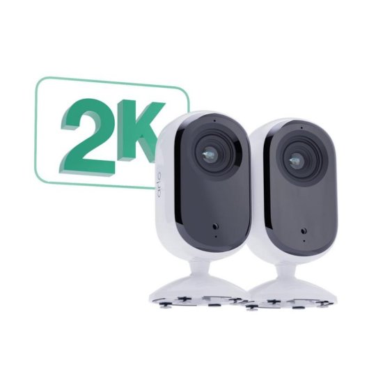 Videocamere di sorveglianza Arlo Essential 2K Visione Notturna Interna Allarme Privacy