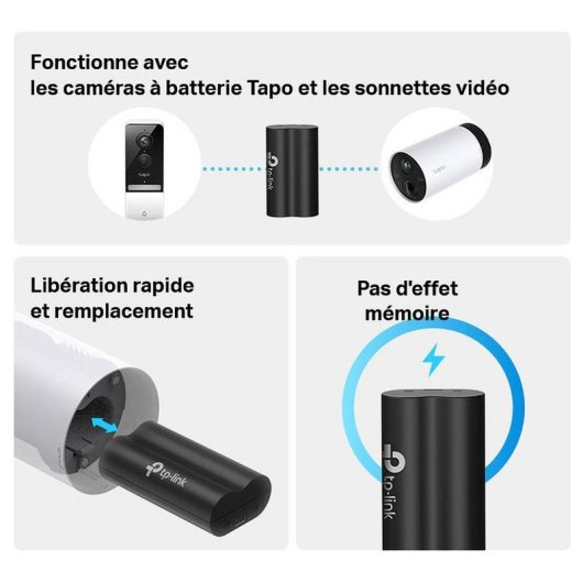 Batteria TP-Link Tapo A100 6700 mAh Litio Compatibile Tapo C420 C400 D230
