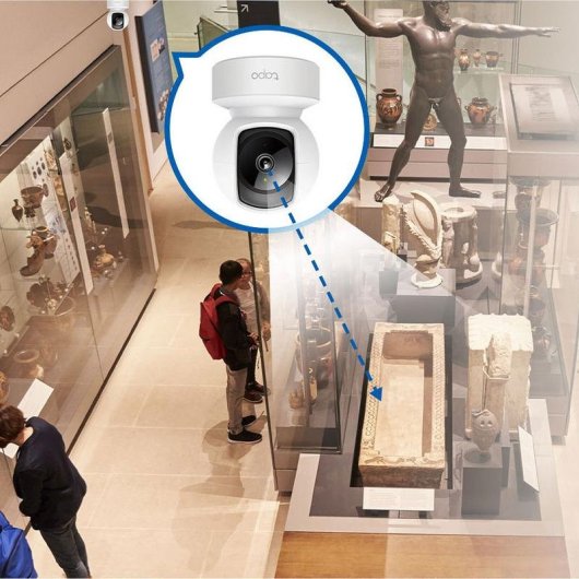 Câmera de vigilância TP-Link Tapo C212 2K Visão Noturna Interna Controle por Voz Áudio Bidirecional