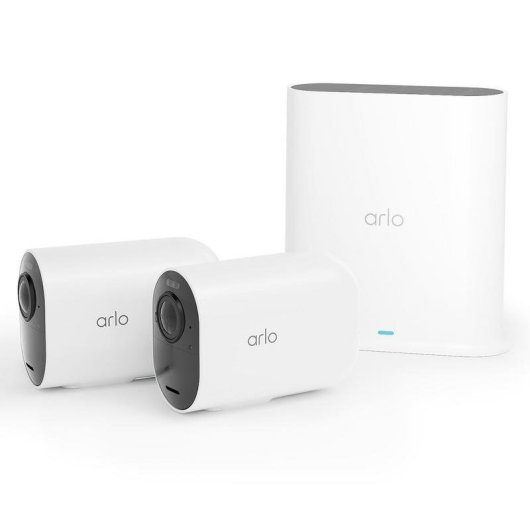 Caméra de surveillance Arlo Ultra 2 XL 4K Vision Nocturne Intérieur et Extérieur Alarme Contrôle Vocal Audio Bidirectionnel