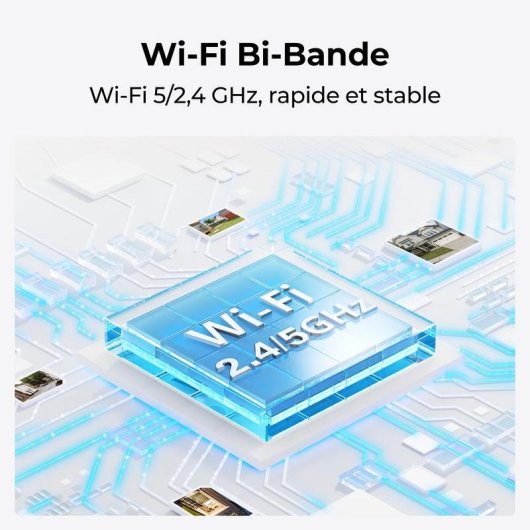 Sonnette REOLINK D340W Wi-Fi Filaire Sans Fil Détection Mouvement Extérieur Audio Bidirectionnel IP65