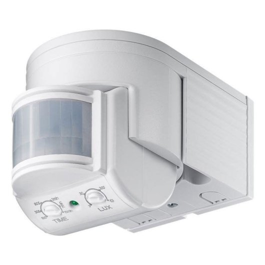 Sensore di Movimento Goobay 95175 Cablaggio Esterno IP44 Sensibilità Regolabile