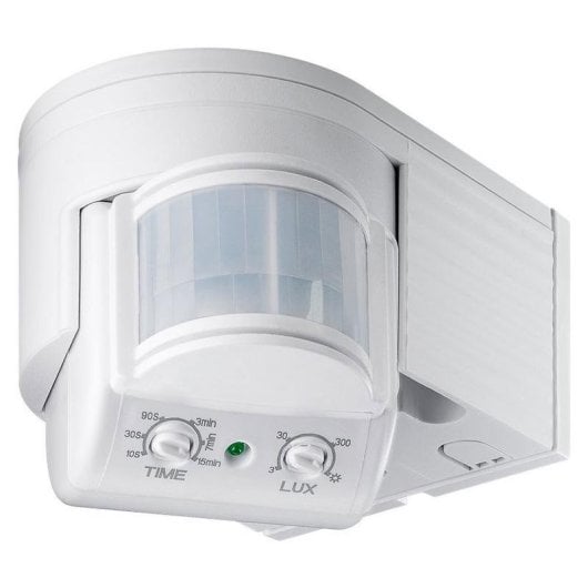 Sensor de Movimiento Goobay 95175 Cableado Exterior IP44 Montaje en pared