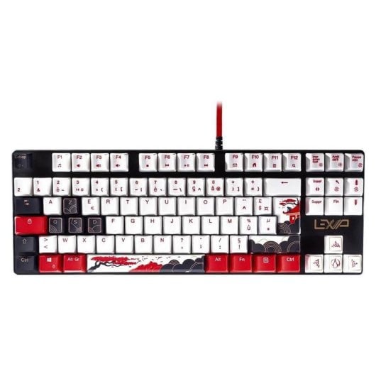 Teclado Lexip Assassin’s Creed Shadows X Ubisoft mecánico TKL AZERTY RGB