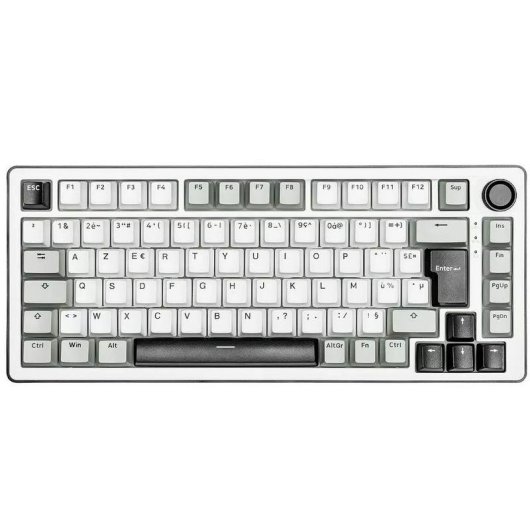 Clavier The G-Lab Keyz Elite 300 compact TKL sans fil RGB, switches linéaires