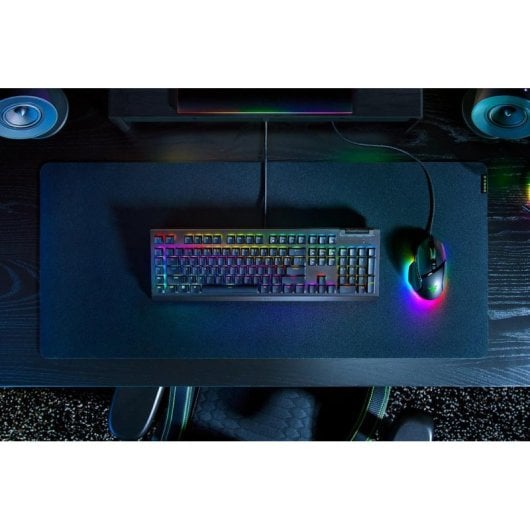 Clavier Razer BlackWidow V4 X mécanique QWERTY avec rétroéclairage RGB