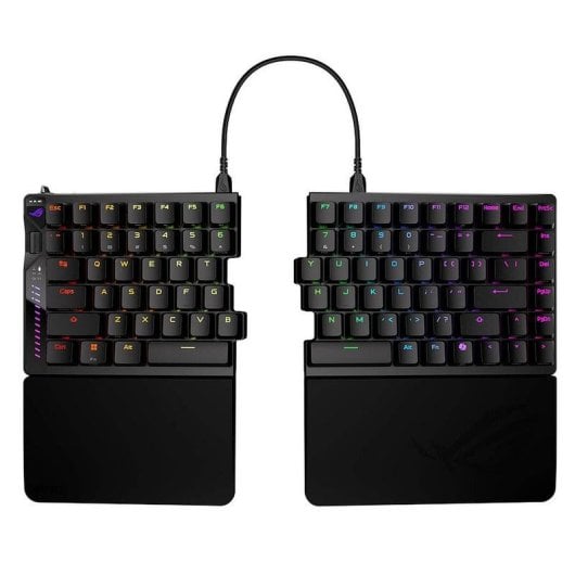 Tastatur ASUS ROG Falcata Magnétique kompakt AZERTY RGB Aura Sync drahtlos