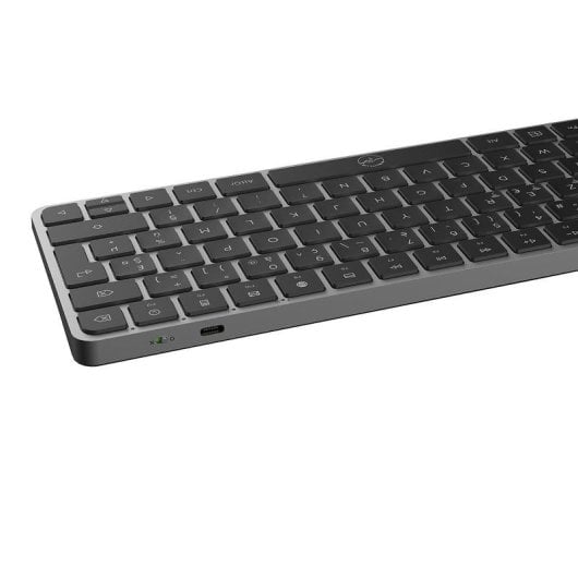 Teclado Mobility Lab KP430W Mini compacto sem fios AZERTY Bluetooth USB-C