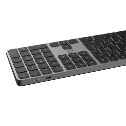 Teclado Mobility Lab KP430W sem fios AZERTY Francês Bluetooth e RF ultrafino