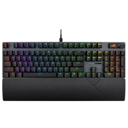 Teclado ASUS ROG Strix Scope II X mecánico con switches ROG NX Snow RGB y reposamuñecas AZERTY francés