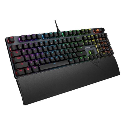 Teclado ASUS ROG Strix Scope II X mecánico con switches ROG NX Snow RGB y reposamuñecas AZERTY francés