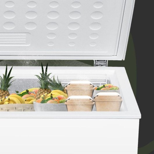 Congelador Aspes ACH2002EDC horizontal 198 L Dual Cooling classe E branco