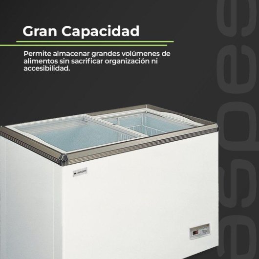 Congelador ASPES ACHH1501DDCG No Frost 141 L 2 puertas eficiencia D