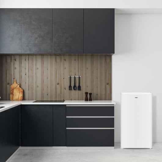 Congelador SVAN SCV85502E 60L E 3 gavetas porta reversível branco