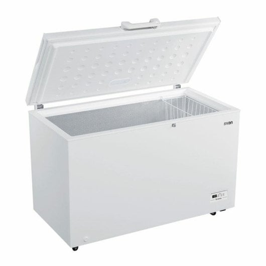 Congelador SVAN SCH4001EDC 371L Dual Cooling LED Porta Superior Branco