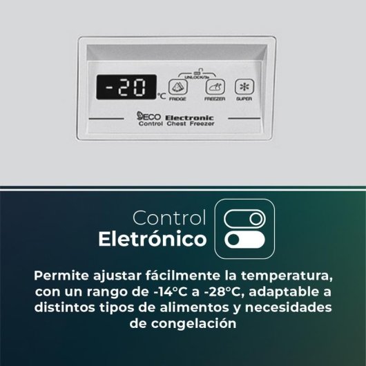 Congelatore SVAN SCH2002EDC 198L Classe E 40 dB Display LED Bianco