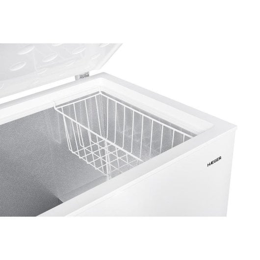 Congélateur Haeger CF-400.015A coffre 371L blanc classe E rapide