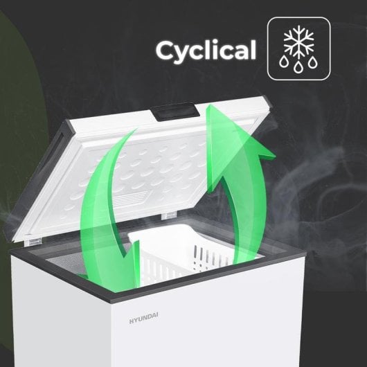 Congelador ASPES ACH1001EDC 98L Dual Cooling Branco LED E 40dB