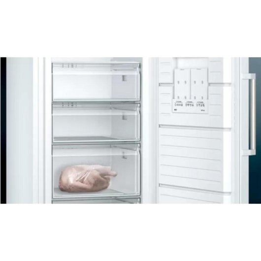 Congelador Siemens GS58NDWDP vertical 366 L No Frost pantalla LED blanco