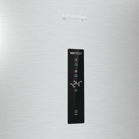 Congelador Gorenje FN619DAXL6 280L No Frost Inox Painel LED Classe D