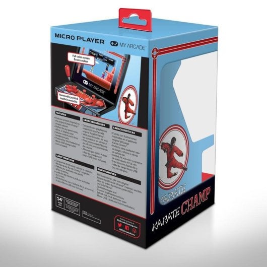 Console portable MY ARCADE DGUNL-3204 mini arcade couleur bleu écran 2,75"