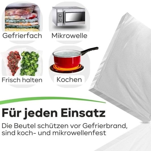 Bolsa para envasadora al vacío ProfiCook VK 1015 22 x 30 cm set 50 unidades transparente