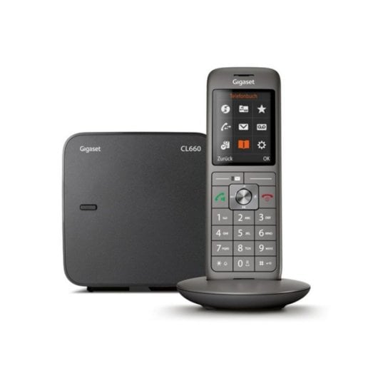Telefon Gigaset CL660 Duo Antrazit DECT kabellos 2 Mobilteile Freisprechfunktion