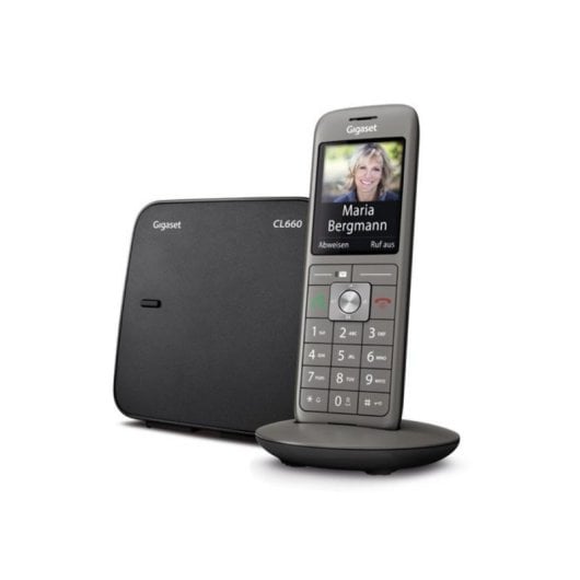 Telefon Gigaset CL660 Duo Antrazit DECT kabellos 2 Mobilteile Freisprechfunktion