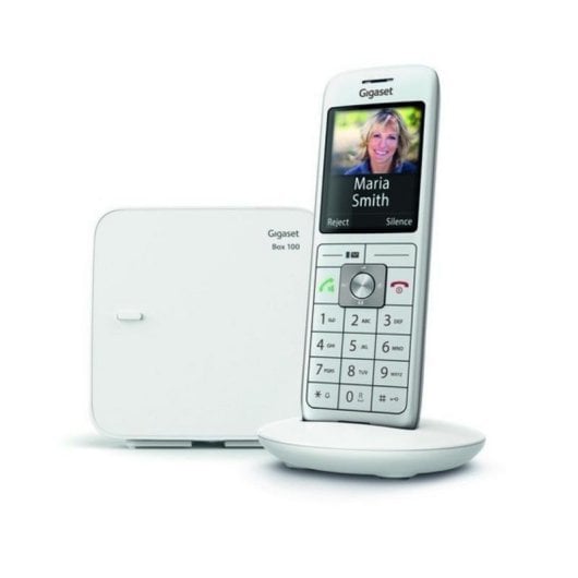 Teléfono Gigaset CL660 Blanco inalámbrico DECT pantalla 2,4" manos libres