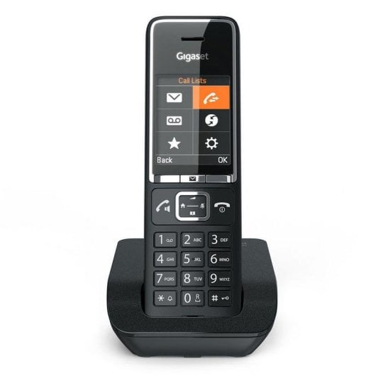 Téléphone Gigaset COMFORT 550 Sans Fil DECT Noir Écran 2,2" Mains Libres
