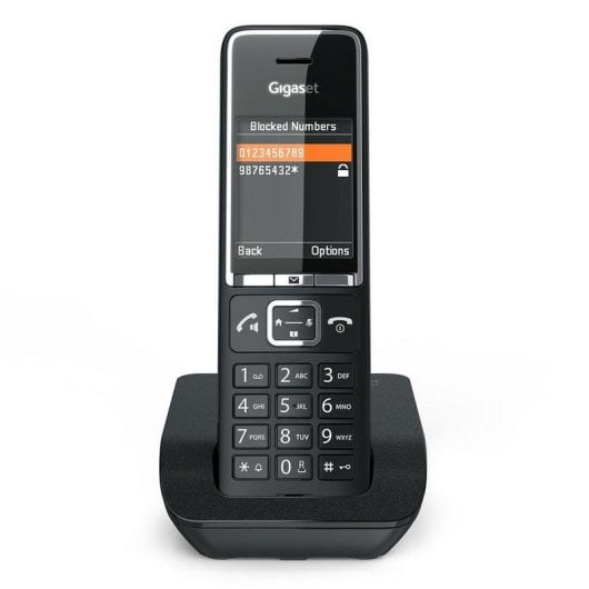 Téléphone Gigaset COMFORT 550 Sans Fil DECT Noir Écran 2,2" Mains Libres