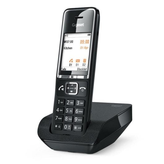 Téléphone Gigaset COMFORT 550 Sans Fil DECT Noir Écran 2,2" Mains Libres