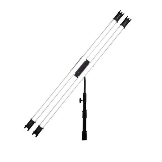 Montagekit Nanlite Pavotube Double Bank 2 T12 LED Schwarz für Mast