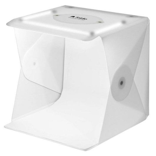 Caixa de luz fotográfica ORANGEMONKIE Foldio 2 Plus iluminação LED regulável 590x415x600mm