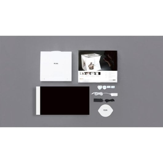 Caixa de luz fotográfica ORANGEMONKIE Foldio 2 Plus iluminação LED regulável 590x415x600mm